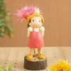 Maison Ghibli Statue Soliflore Mei & Totoro Blanc - Mon Voisin Totoro