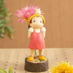 Maison Ghibli Statue Soliflore Mei & Totoro Blanc - Mon Voisin Totoro