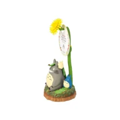 Maison Ghibli Statue Totoro et ses amis sous un pissenlit - Mon Voisin Totoro