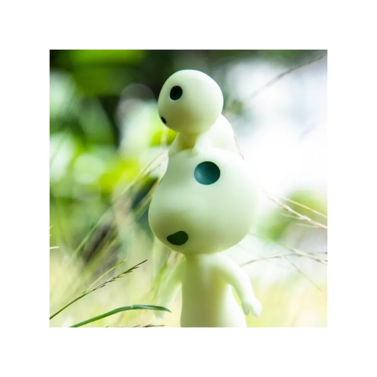 Maison Ghibli Statuette petit et grand Kodama - Princesse Mononoké