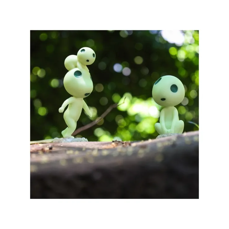 Maison Ghibli Statuette petit et grand Kodama - Princesse Mononoké