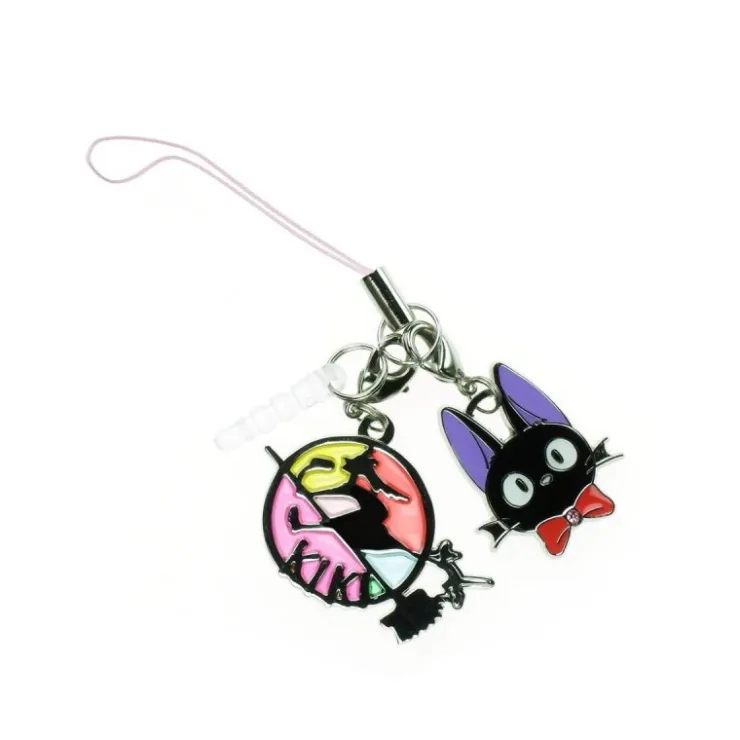 Maison Ghibli Strap Vitrail Jiji Argent - Kiki la petite sorcière