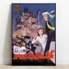 Maison Ghibli Tableau 02 - Affiche Lupin rétro - Le Château de Cagliostro
