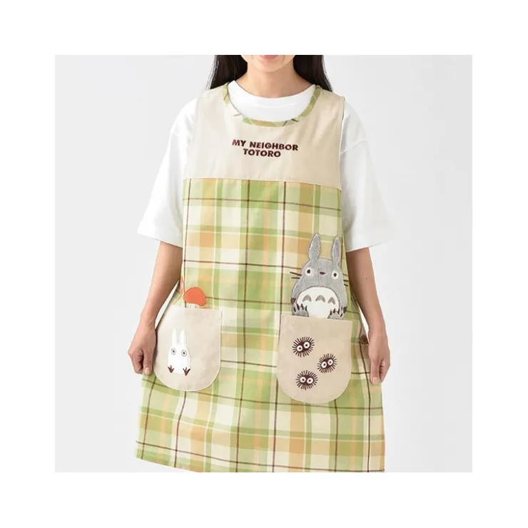 Maison Ghibli Tablier à Carreaux Totoro - Mon Voisin Totoro