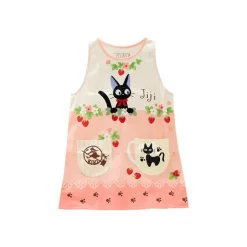 Maison Ghibli Tablier Jiji Fraises 84 x 61,5 cm - Kiki la petite sorcière