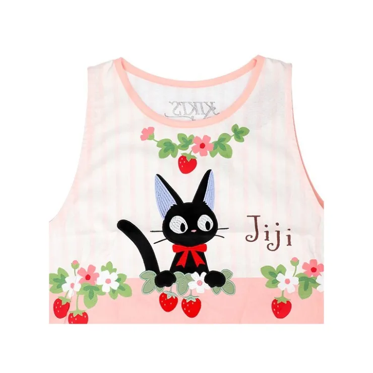 Maison Ghibli Tablier Jiji Fraises 84 x 61,5 cm - Kiki la petite sorcière