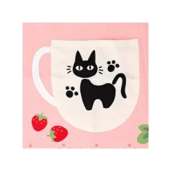 Maison Ghibli Tablier Jiji Fraises 84 x 61,5 cm - Kiki la petite sorcière