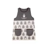 Maison Ghibli Tablier Silhouette Totoro Gris 84 x 61,5cm - Mon Voisin Totoro