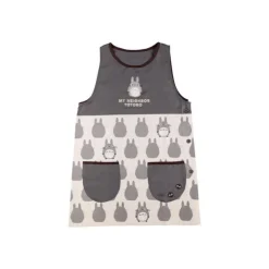 Maison Ghibli Tablier Silhouette Totoro Gris 84 x 61,5cm - Mon Voisin Totoro