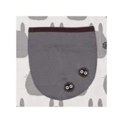 Maison Ghibli Tablier Silhouette Totoro Gris 84 x 61,5cm - Mon Voisin Totoro