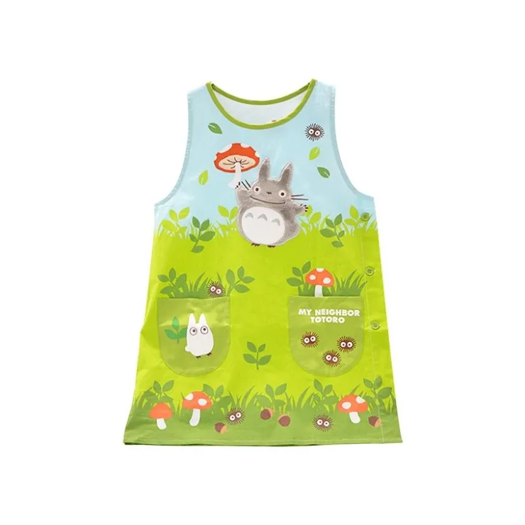 Maison Ghibli Tablier Totoro Champignons 84 x 61,5 cm - Mon Voisin Totoro