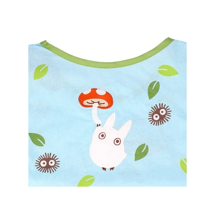 Maison Ghibli Tablier Totoro Champignons 84 x 61,5 cm - Mon Voisin Totoro