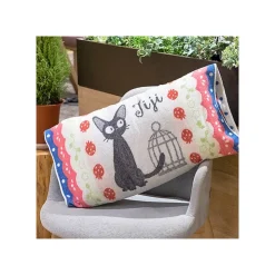 Maison Ghibli Taie d'oreiller Jiji Fraises - Kiki la petite sorcière