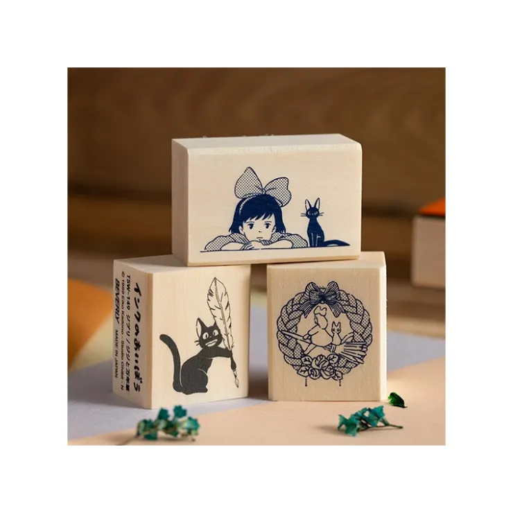 Maison Ghibli Tampon en bois Couronne de pain - Kiki la petite sorcière