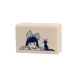 Maison Ghibli Tampon en bois Kiki & Jiji - Kiki la petite sorcière