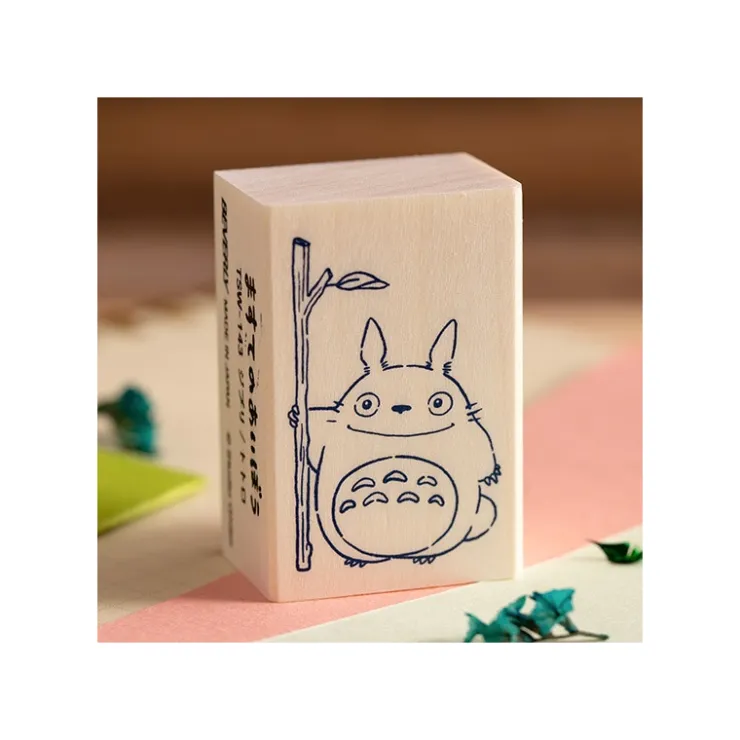 Maison Ghibli Tampon en bois Totoro - Mon Voisin Totoro