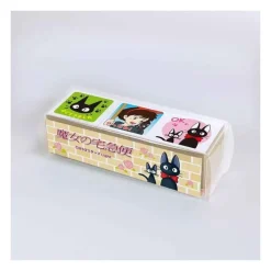Maison Ghibli Tampons Cubes en Bois Kiki et Jiji - Kiki la petite sorcière