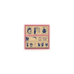Maison Ghibli Tampons en Bois Kiki et Jiji Version Bleue - Kiki la petite sorcière