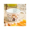 Maison Ghibli Tasse à mesurer émail Viennoiseries 450ml - Kiki la petite sorcière