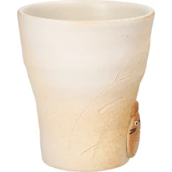 Maison Ghibli Tasse faite main blanche Shigariki Totoro - Mon voisin Totoro
