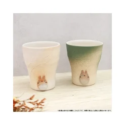 Maison Ghibli Tasse faite main verte Shigariki Totoro - Mon voisin Totoro
