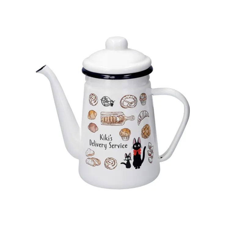 Maison Ghibli Théière émail Viennoiseries 1,1l - Kiki la petite sorcière