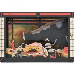Maison Ghibli Théâtre de papier Après la fête - Le Voyage de Chihiro