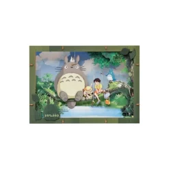 Maison Ghibli Théâtre de papier Deluxe Totoro pêche - Mon Voisin Totoro