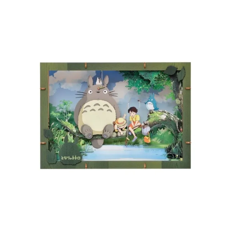 Maison Ghibli Théâtre de papier Deluxe Totoro pêche - Mon Voisin Totoro