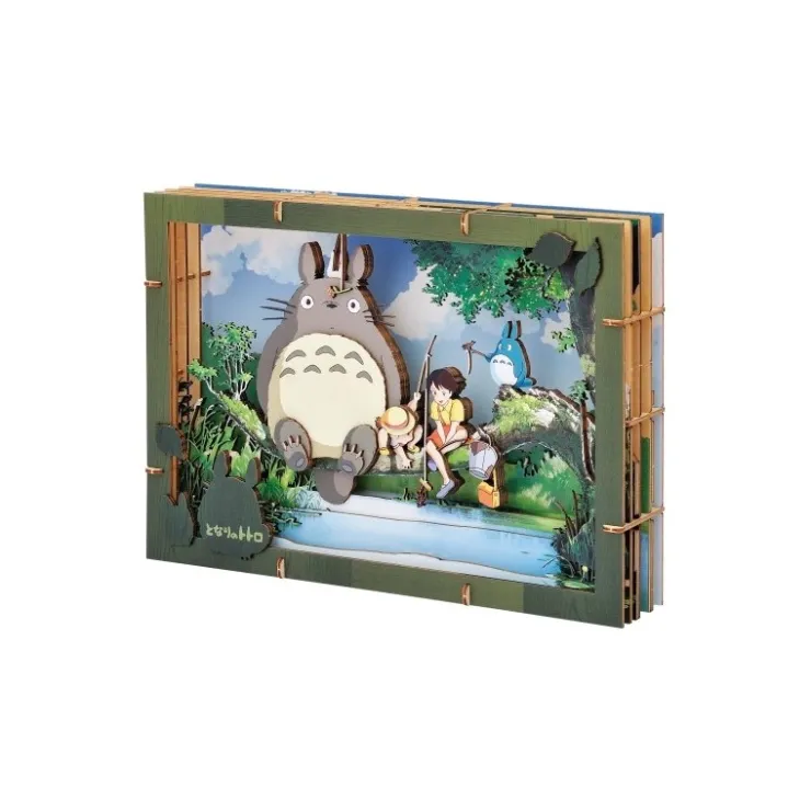 Maison Ghibli Théâtre de papier Deluxe Totoro pêche - Mon Voisin Totoro