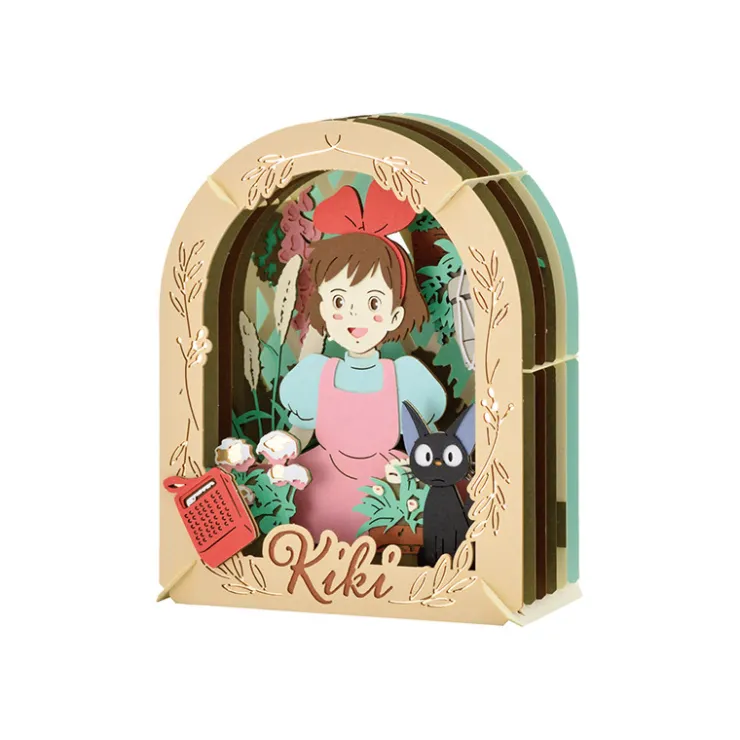 Maison Ghibli Théâtre de papier Flower garden - Kiki la petite sorcière