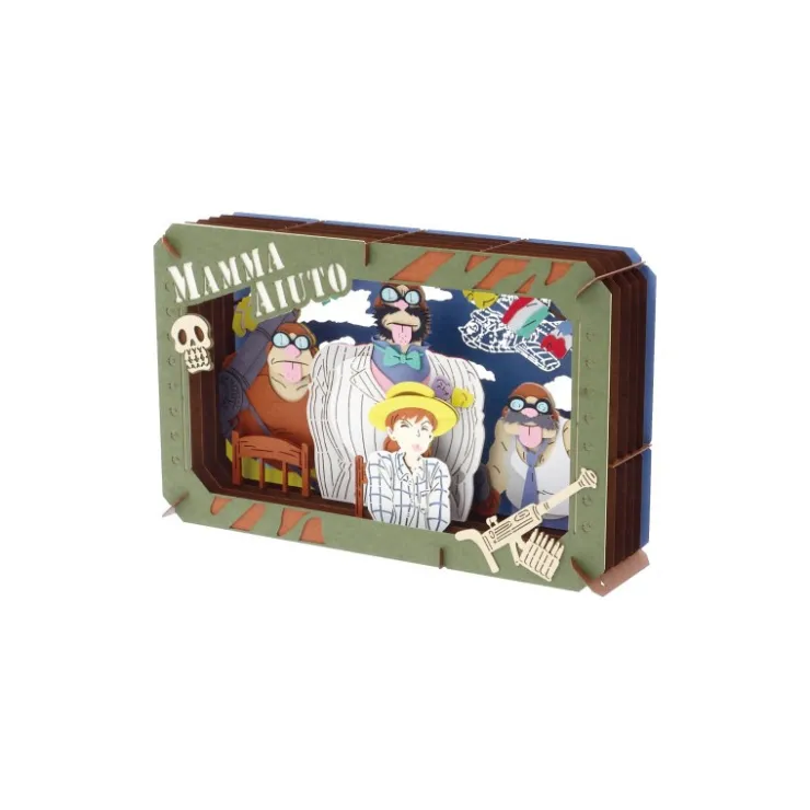 Maison Ghibli Théâtre de papier Grimaces - Porco Rosso