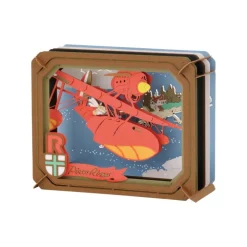 Maison Ghibli Théâtre de papier Mer Adriatique - Porco Rosso
