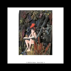 Maison Ghibli Théâtre de papier Ombres Le coin des filles - Kiki la petite sorcière