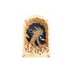 Maison Ghibli Théâtre de papier Style bois Daidarabotchi - Princesse Mononoké