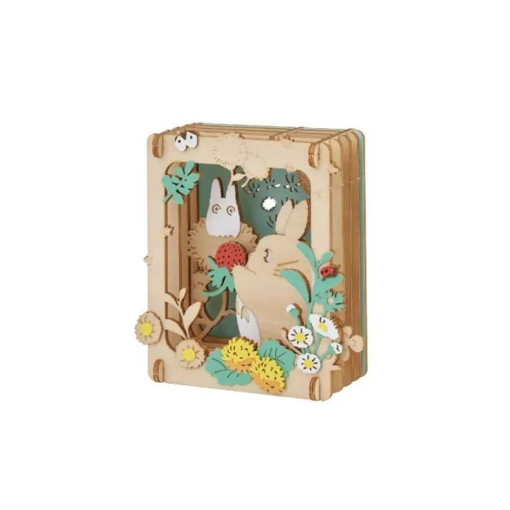Maison Ghibli Théâtre de papier Style bois Cueillette des fraises - Mon Voisin Toto