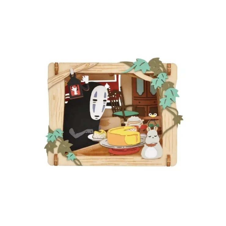 Maison Ghibli Théâtre de papier Style bois Dessert en cuisine - Le Voyage de Chihiro