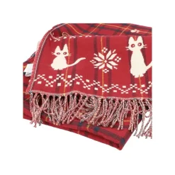 Maison Ghibli Étole avec accroche Jiji motifs à carreaux - Kiki la petite sorcière