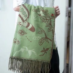 Maison Ghibli Étole vert clair Totoro & Chatbus - Mon Voisin Totoro