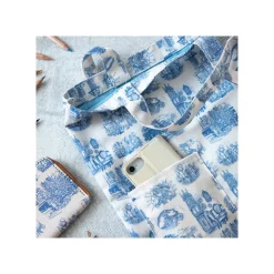 Maison Ghibli Tote bag Bleu Nostalgie - Si tu tends l'oreille