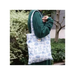 Maison Ghibli Tote bag Bleu Nostalgie - Si tu tends l'oreille