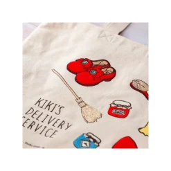 Maison Ghibli Tote bag Brodé Kiki Objets Precieux - Kiki la petite sorcière