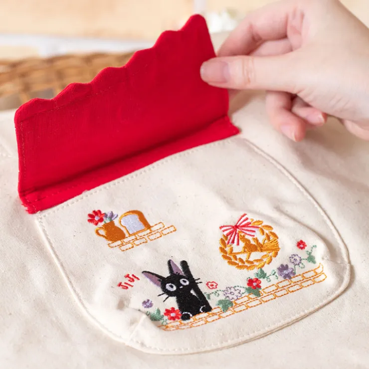 Maison Ghibli Tote bag Jiji Au milieu des fleurs - Kiki la petite sorcière