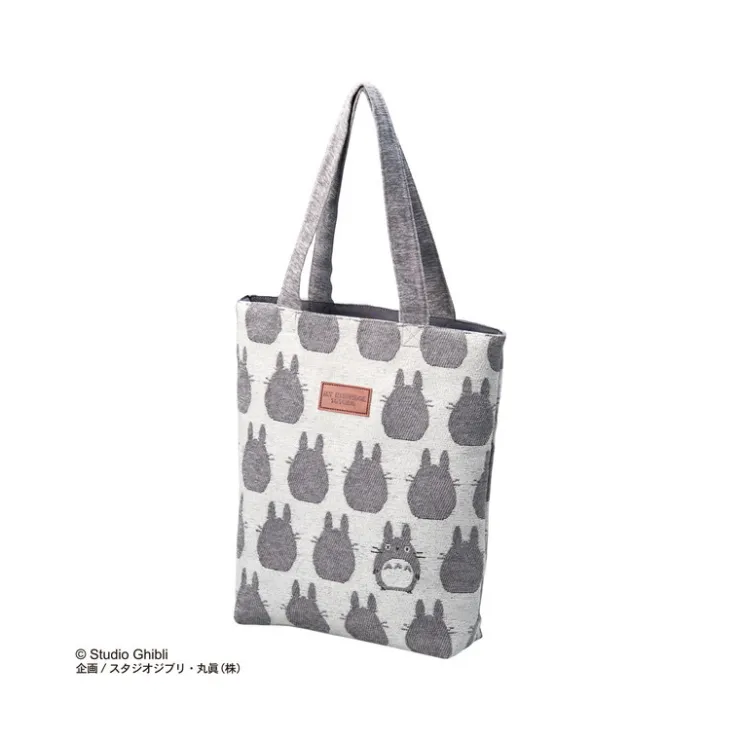 Maison Ghibli Tote bag Silhouette Totoro Gris - Mon Voisin Totoro