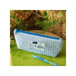 Maison Ghibli Trousse bleue à carreaux - Mon Voisin Totoro