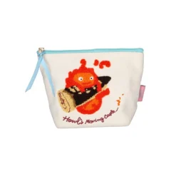 Maison Ghibli Trousse brodée Calicifer - Le Château ambulant