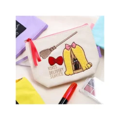 Maison Ghibli Trousse brodée Jiji en cage - Kiki la petite sorcière