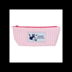 Maison Ghibli Trousse rose à carreaux - Kiki la petite sorcière