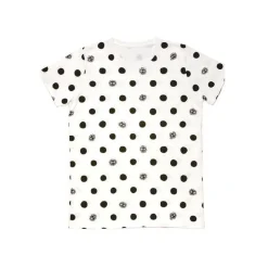 Maison Ghibli T-SHIRTS TOTORO NOIRAUDES DOTS BLANC S (FEMME) - MON VOISIN TOTORO