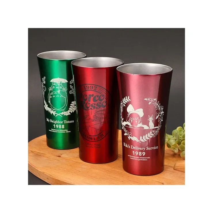 Maison Ghibli Tumbler Metal 400 Ml Qui Est Incroyable ? - Porco Rosso